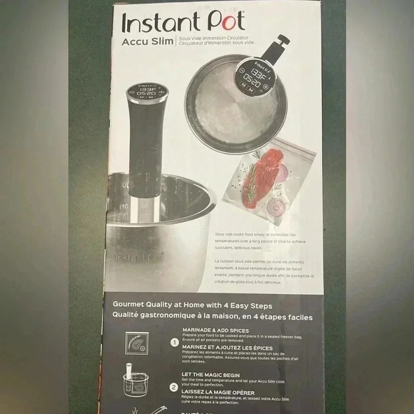 Instant® Accu Slim™ Sous Vide Immersion Circulator used once in original box - Picture 8 of 13